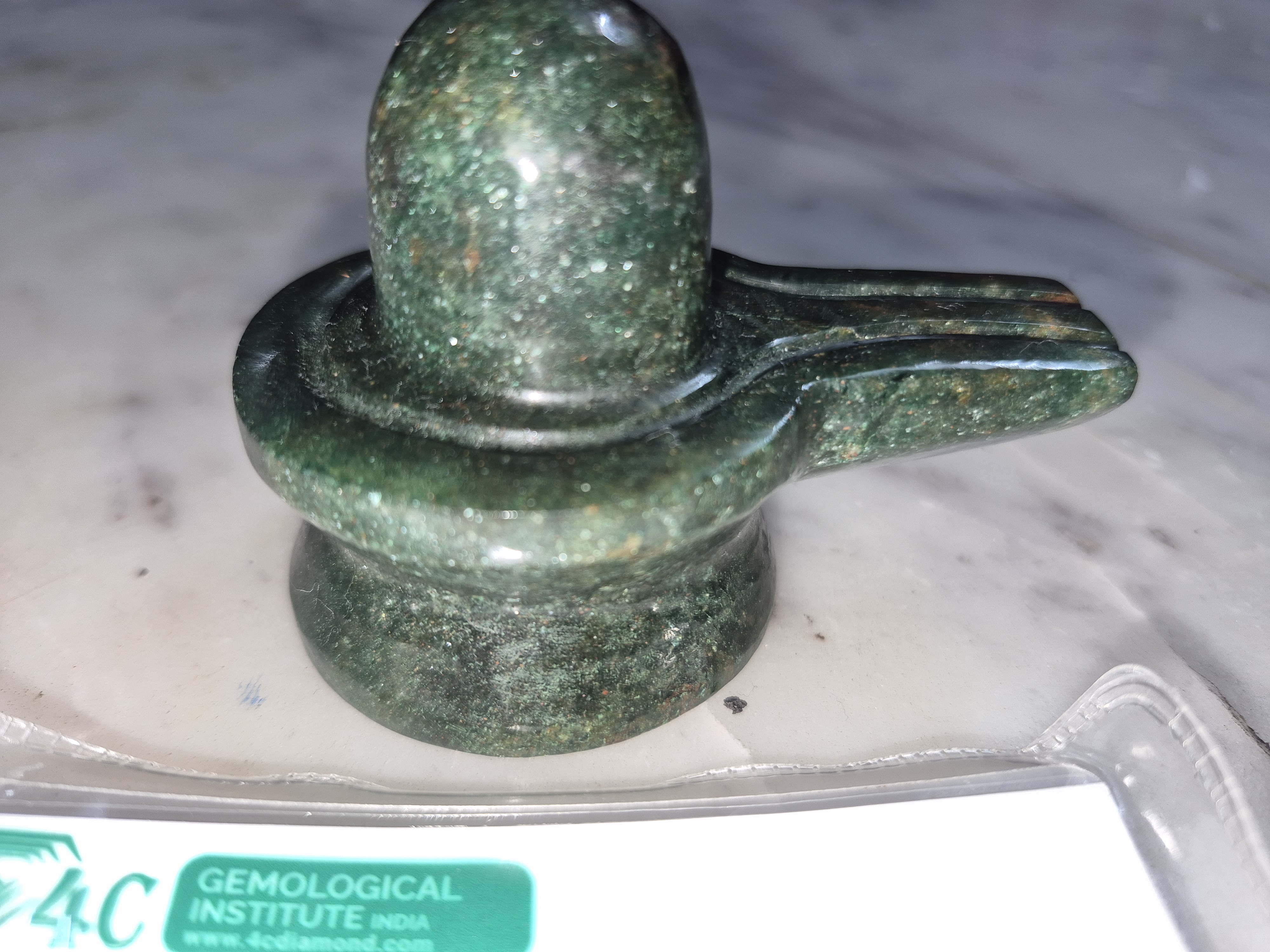 Marakatha Sivalingam 175G( మరకత శివలింగము )